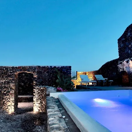 Super Luxury Santorini Mansion Kyani Private Pool 메갈로호리