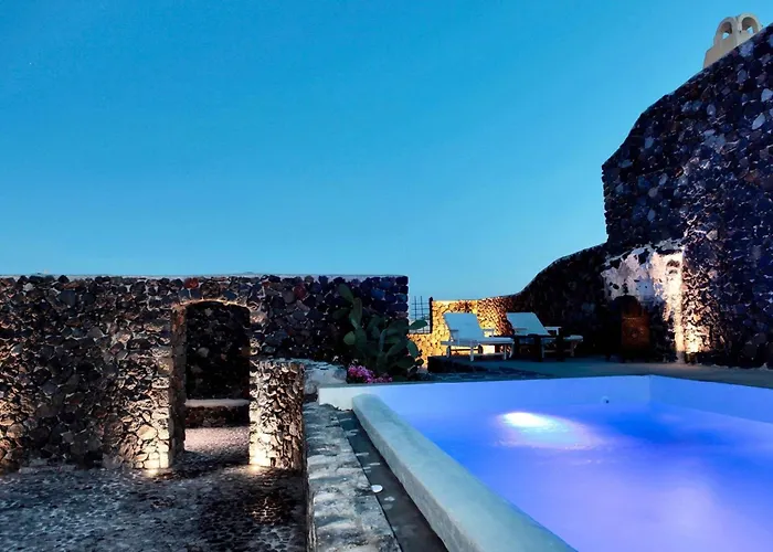 Super Luxury Santorini Mansion Kyani Private Pool Megalochori (Santorini)