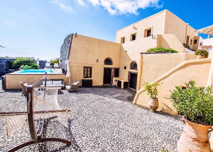 Super Luxury Santorini Mansion Kyani Private Pool * Megalochori (Santorini)