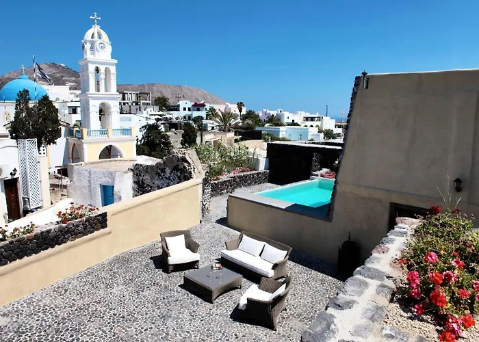 Villa Super Luxury Santorini Mansion Kyani Private Pool